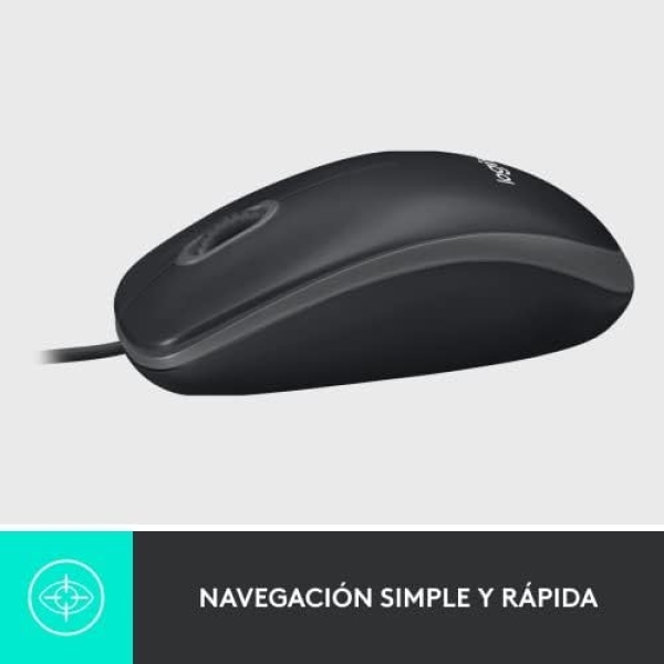 Logitech M100 Corded Mouse – Wired USB Mouse for Computers and Laptops - Image 5