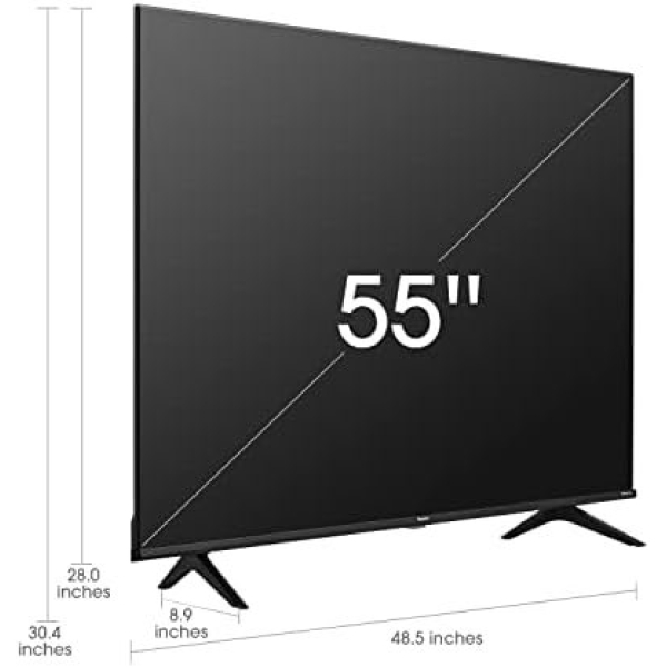Hisense 55A68H - 55 inch Smart Ultra HD 4K Dolby Vision HDR10 Google TV - Image 6