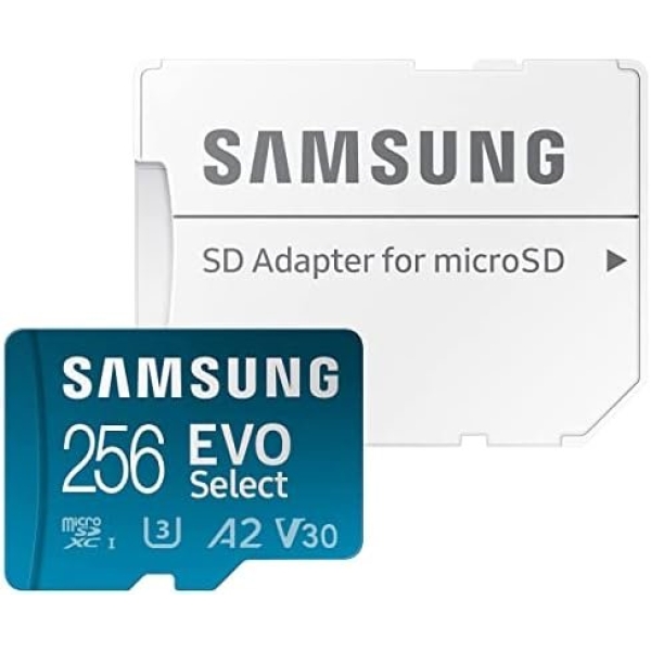 SAMSUNG EVO Select Micro SD-Memory-Card + Adapter, 256GB microSDXC 130MB/s - Image 2