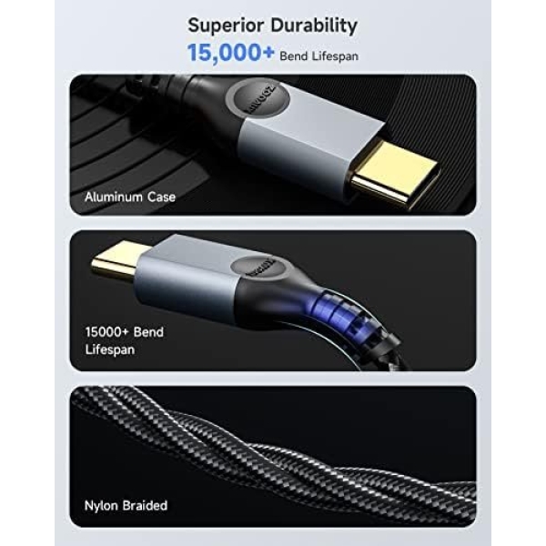 ZOOAUX USB C to 3.5mm Audio Aux Jack Cable[4ft], Type C Adapter to 3.5mm - Image 5