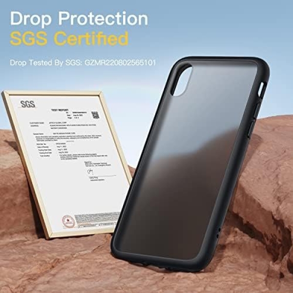 JETech Matte Case for iPhone XR 6.1-Inch, Shockproof Military Grade Drop - Image 4