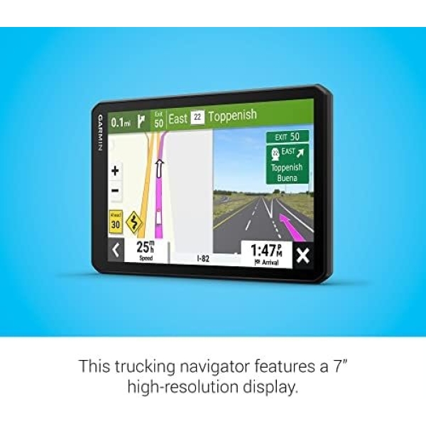 Garmin dēzl OTR710, Large, Easy-to-Read 7” GPS Truck Navigator, Custom Truck - Image 3