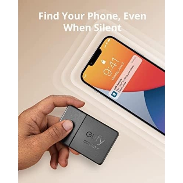 eufy Security by Anker SmartTrack Card (Black, 1-Pack), Works - Image 5