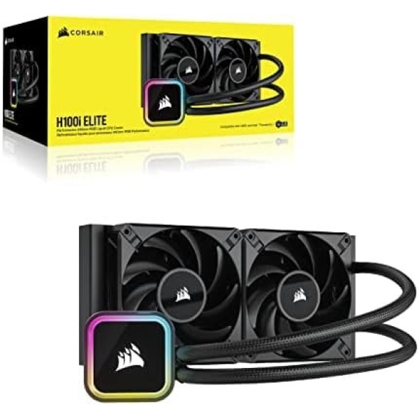 Corsair iCUE H100i RGB Elite Liquid CPU Cooler (16 Dynamic RGB LEDs, 120mm AF - Image 7