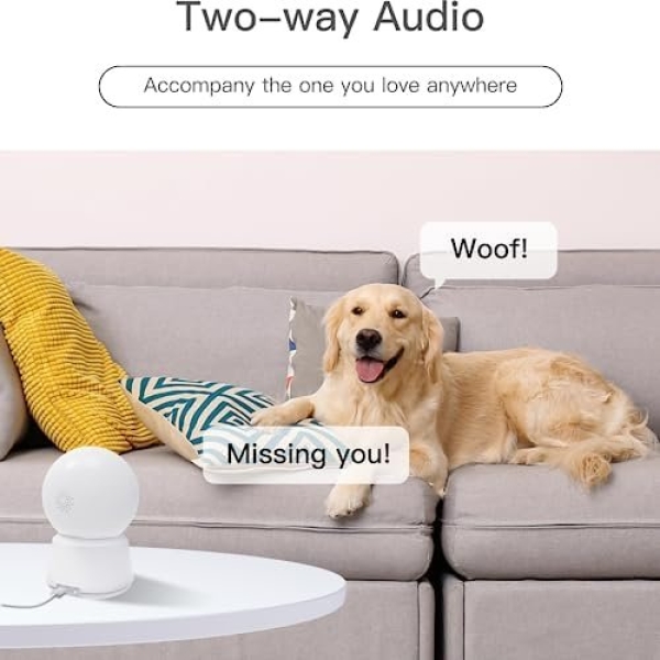 Laxihub Indoor Home Security Camera, P2 Baby Monitor with Camera and Audio - Image 5