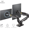 NB North Bayou Dual Monitor Desk Mount Stand Full Motion Swivel Computer Monitor - Image 3