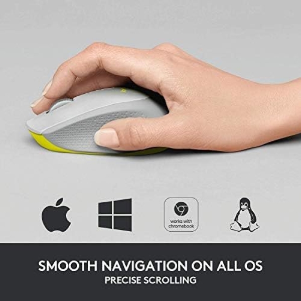 Logitech M330 SILENT PLUS Wireless Mouse, 2.4GHz with USB Nano Receiver - Image 4
