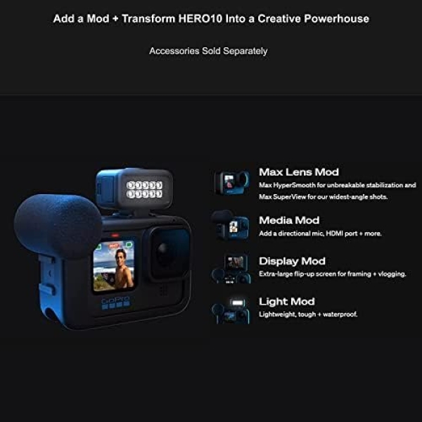 GoPro HERO10 Black- E-Commerce Packaging - Waterproof Action Camera - Image 7