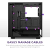NZXT H5 Flow Compact ATX Mid-Tower PC Gaming Case – High Airflow Perforated - Image 7