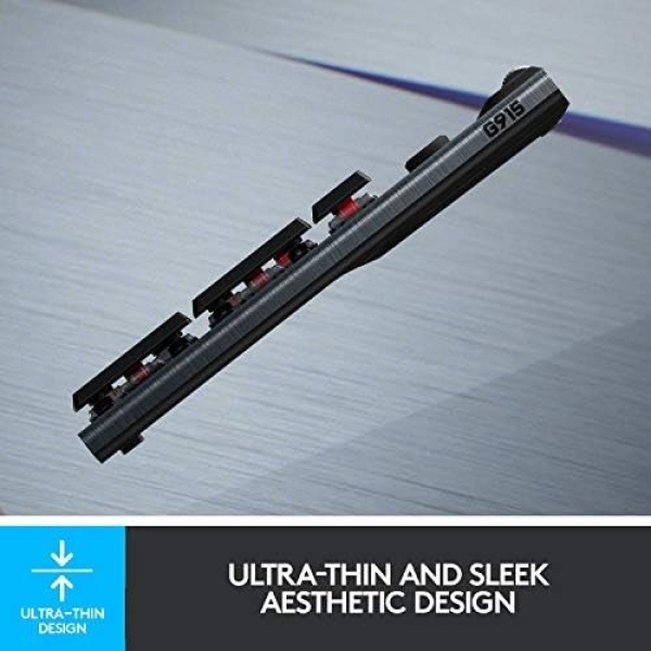 Logitech G915 Mechanical Gaming Keyboard, Low Profile GL Linear Key Switch - Image 2