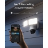 eufy Security Floodlight Camera E340 Wired, 360° Pan and Tilt, 24/7 Recording - Image 5