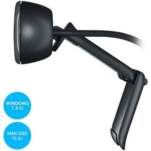 Logitech C270 HD Webcam, 720p, Widescreen HD Video Calling,Light Correction - Image 6