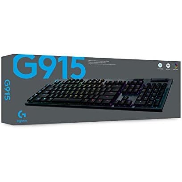 Logitech G915 Mechanical Gaming Keyboard, Low Profile GL Linear Key Switch - Image 8