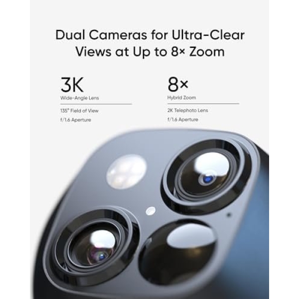 eufy Security SoloCam S340, Solar Security Camera, Wireless Outdoor Camera, 360° - Image 2