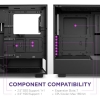 NZXT H5 Flow Compact ATX Mid-Tower PC Gaming Case – High Airflow Perforated - Image 8