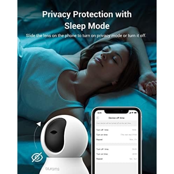 blurams Security Camera, 2K Indoor Camera 360° Pet Camera for Home Security - Image 5