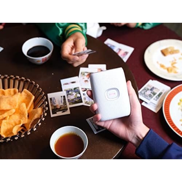 Fujifilm Instax Mini Link 2 Smartphone Printer - Clay White - Image 8