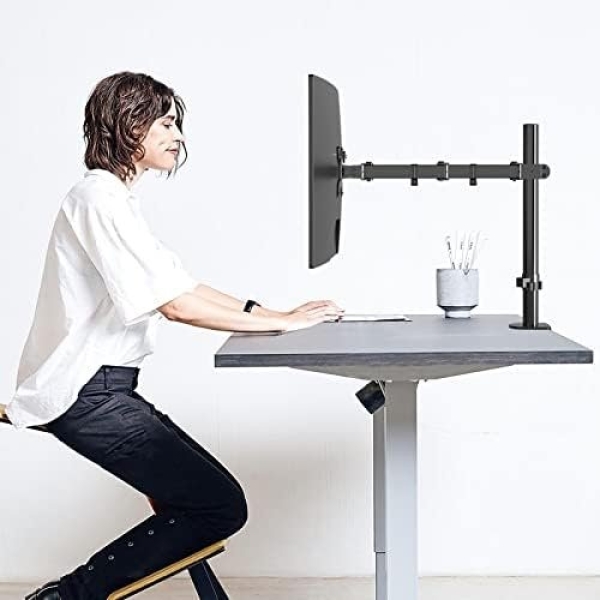 Pholiten Single Monitor Arm,Single Monitor Desk Mount,Adjustable Monitor - Image 6