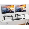 2-Pack Premium Laptop PC Monitor Stand with Sturdy, Stable Black Metal - Image 8
