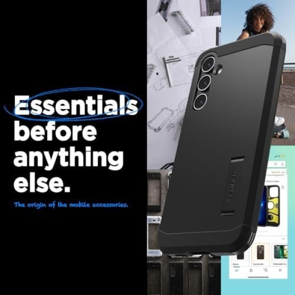 Spigen Tough Armor Designed for Galaxy S23 FE Case (2023) - Black - Image 2