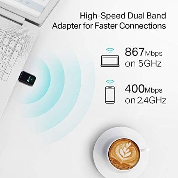 TP-Link AC1300 USB WiFi Adapter(Archer T3U)- 2.4G/5G Dual Band Wireless Network - Image 2