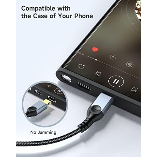 ZOOAUX USB C to 3.5mm Audio Aux Jack Cable[4ft], Type C Adapter to 3.5mm - Image 7