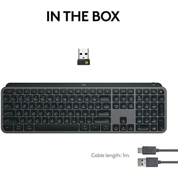 Logitech MX Keys S Wireless Keyboard, Low Profile, Quiet Typing, Backlighting - Image 10