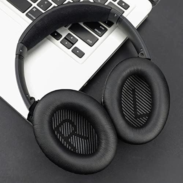 SoloWIT Replacement Earpads Cushions for Bose QuietComfort 35 (QC35) & Quiet - Image 5