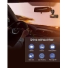 3 Channel Dash Cam Front and Rear Inside Dash Camera for Cars 2K+1080P+1080P - Image 2