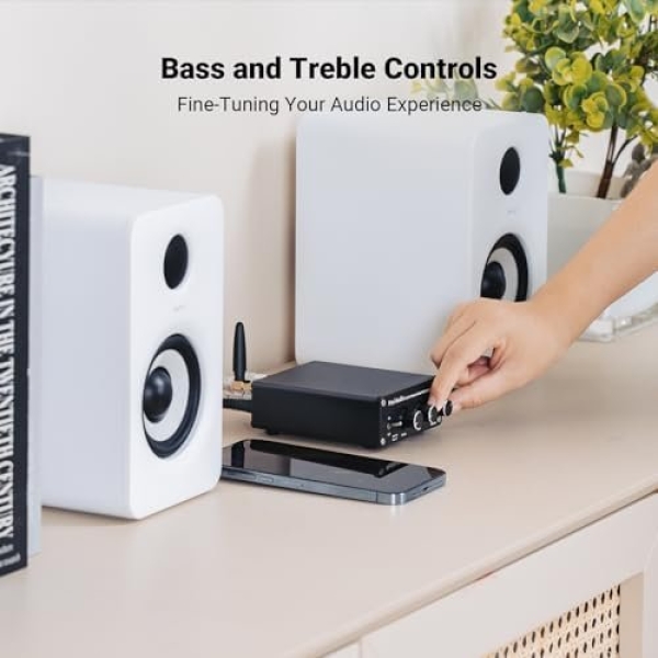 Fosi Audio BT20A Bluetooth 5.0 Stereo Audio 2 Channel Amplifier Receiver Mini - Image 4