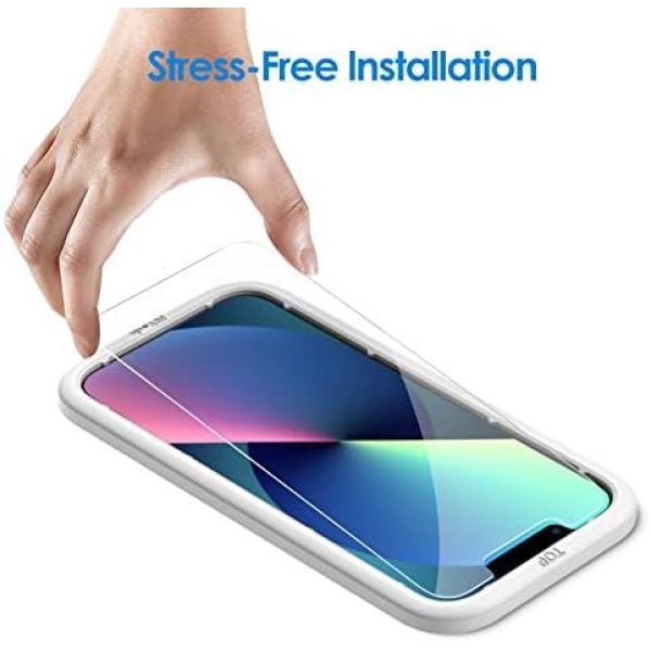JETech Screen Protector for iPhone 13 6.1-Inch with Camera Lens Protector - Image 4
