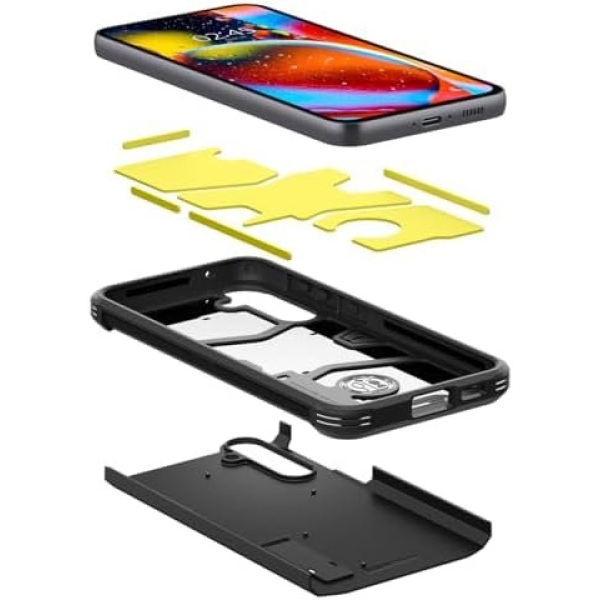 Spigen Tough Armor Designed for Galaxy S23 FE Case (2023) - Black - Image 9