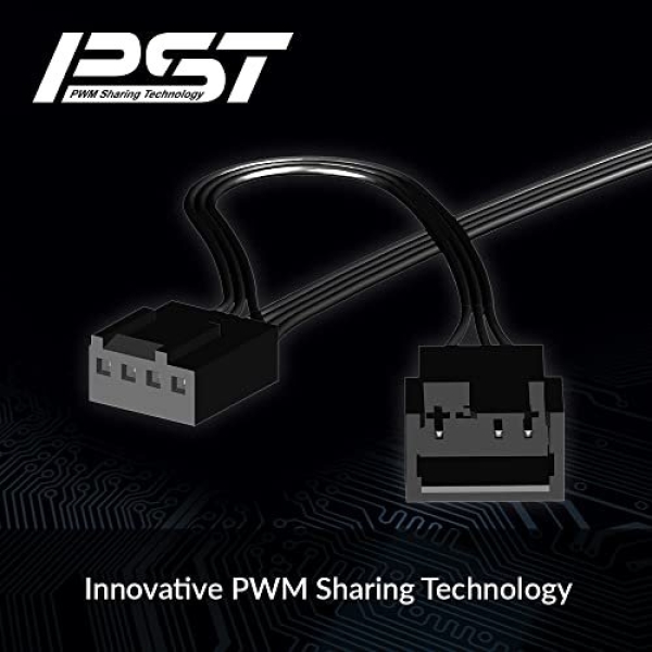 ARCTIC P12 PWM PST (5 Pack) - 120 mm Case Fan, PWM Sharing Technology (PST) - Image 7