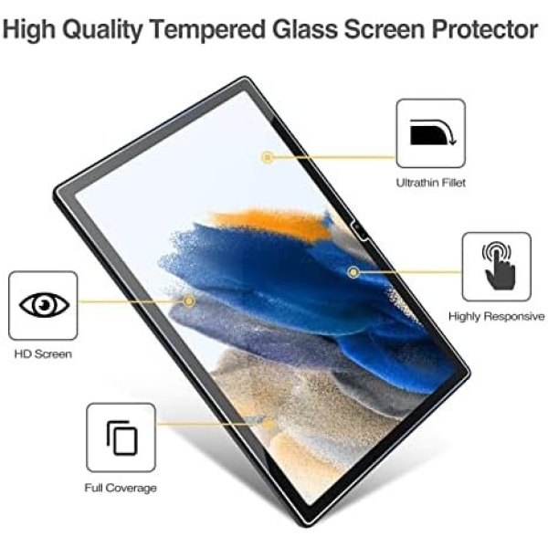 ProCase 2 Pack Galaxy Tab A8 10.5 Screen Protector X200 X205 X207, Tempered - Image 3