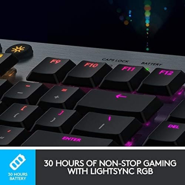 Logitech G915 Mechanical Gaming Keyboard, Low Profile GL Linear Key Switch - Image 5