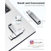 MFi Certified 128GB Flash Drive for iPhone/USB/USB C/,3-in-1 USB Stick - Image 7
