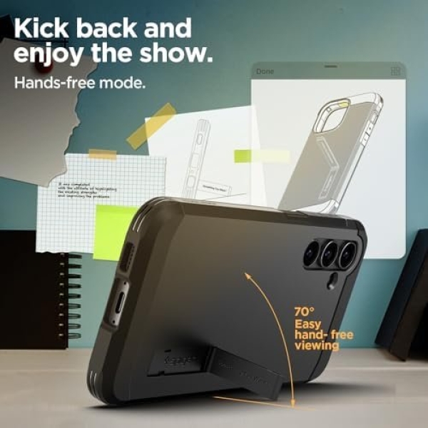Spigen Tough Armor Designed for Galaxy S23 FE Case (2023) - Black - Image 5