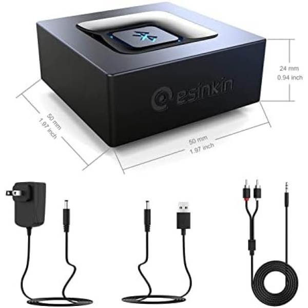 Bluetooth Audio Adapter for Music Streaming Sound System, esinkin W29-us - Image 6