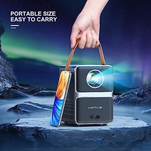Mini Projector with 5G WiFi and Bluetooth, WiMiUS 1080P - Image 6