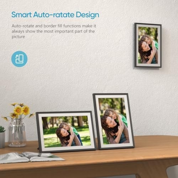 ARZOPA Frameo Digital Picture Frame 10.1 Inch Smart WiFi Digital Photo Frame - Image 6