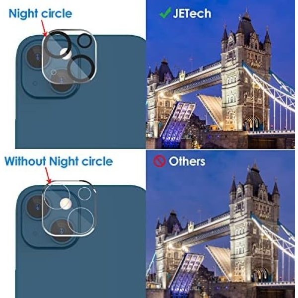 JETech Screen Protector for iPhone 13 6.1-Inch with Camera Lens Protector - Image 6