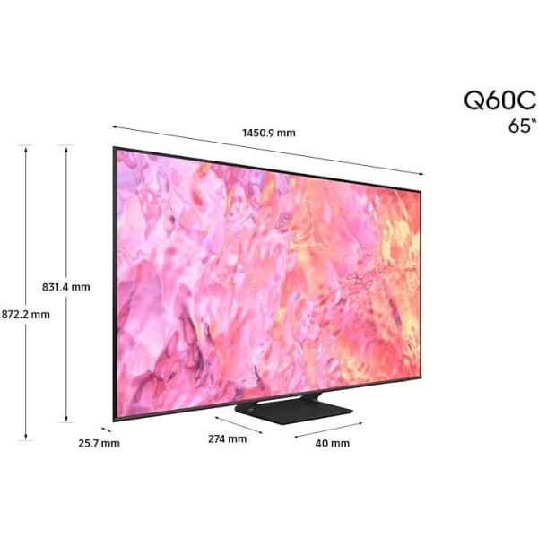 SAMSUNG 65-Inch Class QLED 4K Q60C Series Quantum HDR, Object Tracking Sound - Image 6