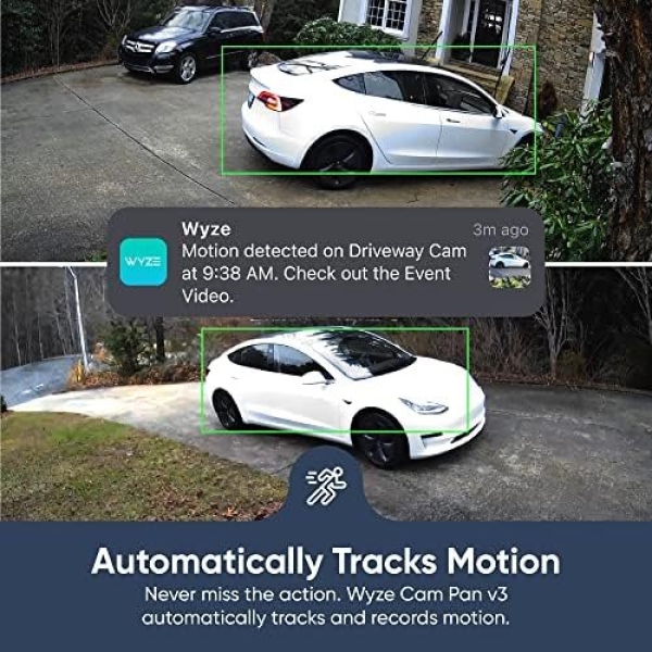 WYZE Cam Pan v3 Indoor/Outdoor IP65-Rated 1080p Pan/Tilt/Zoom Wi-Fi Smart Home - Image 3