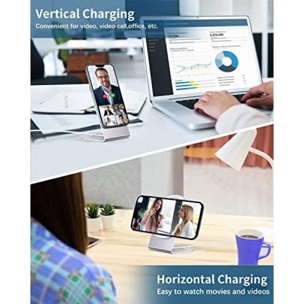 Magnetic Wireless Charger Mag-Safe Charger for iPhone 15/14/13/12 Series - Image 4