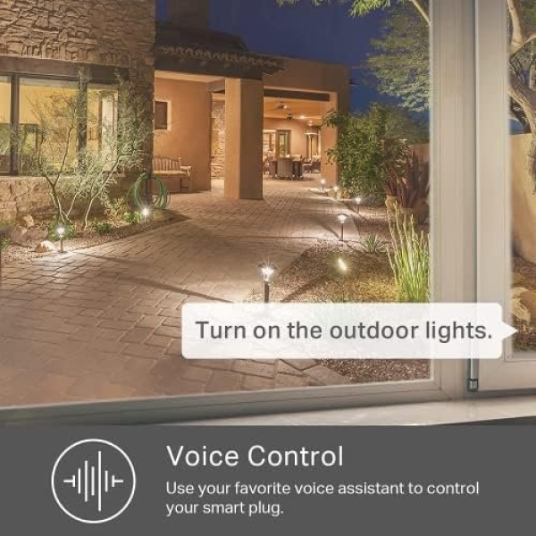 Kasa Smart Outdoor Smart Plug KP400, Smart Home Wi-Fi Outlet with 2 Sockets - Image 3