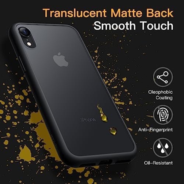 JETech Matte Case for iPhone XR 6.1-Inch, Shockproof Military Grade Drop - Image 5