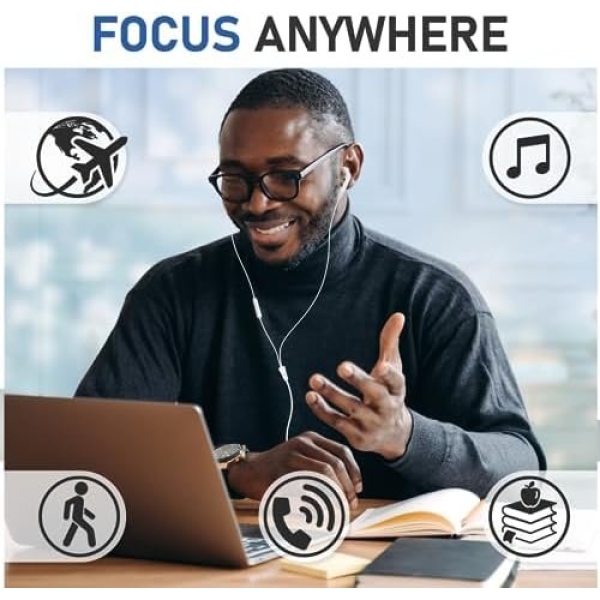 LUDOS FEROX USB C Headphones, 5 Years Warranty, USB-C Earbuds for iPhone 15 Pro - Image 6