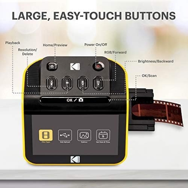 Kodak Slide N SCAN Film and Slide Scanner with Large 5” LCD Screen - Image 8