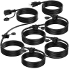 KASONIC Outdoor Extension Cord 50 FT, Evenly Spaced 6 Outlets Plugs, 16/3 SJTW