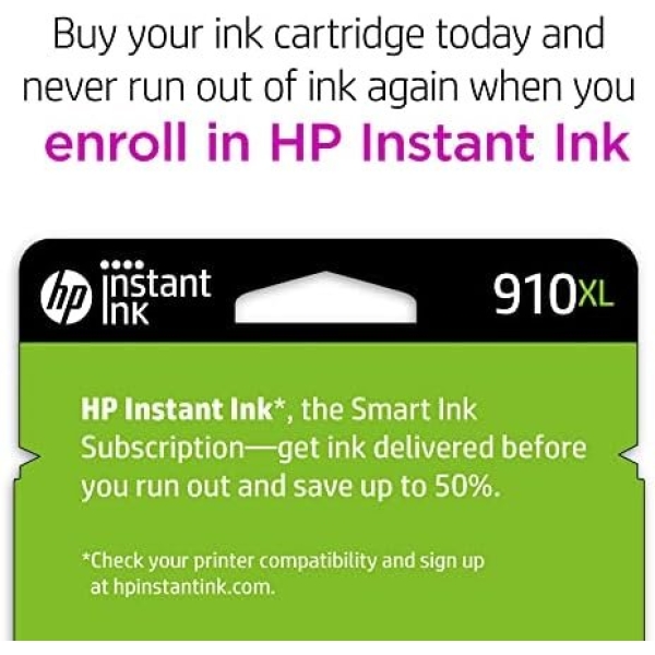 HP 910XL Black High-yield Ink Cartridge | Works with HP OfficeJet 8010, 8020 - Image 3